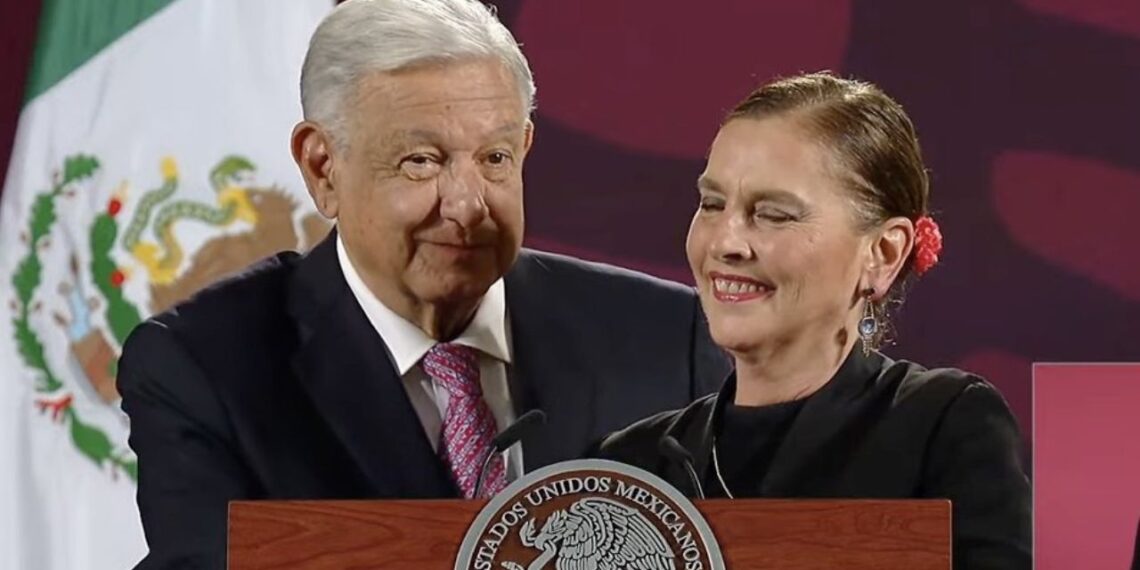 Beatriz Gutiérrez dice adiós en la ‘mañanera’ y descarta aspiraciones políticas