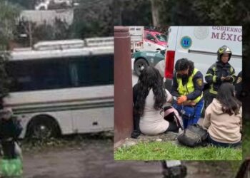 Pumabús se queda sin frenos y sale de curva con 30 pasajeros en Xochimilco