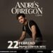 Andrés Obregón anuncia tres shows imperdibles en la República Mexicana