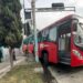 Se registra accidente de unidad del Metrobús en Iztacalco; no se reportan heridos