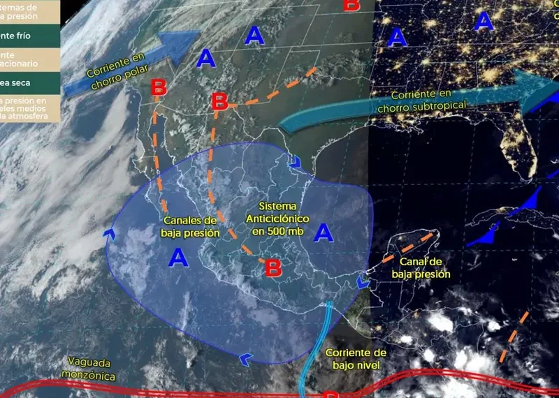 Se esperan lluvias y heladas en 19 estados
