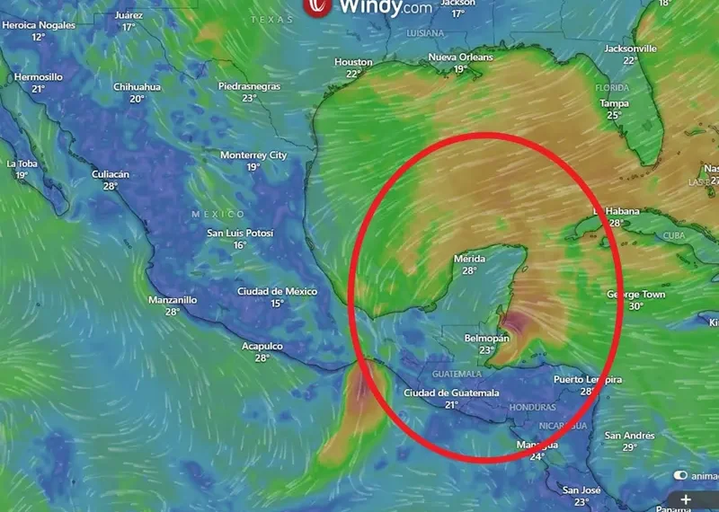 Nadine’ ya es Tormenta Tropical ‘pega’ en Belice y Quintana Roo