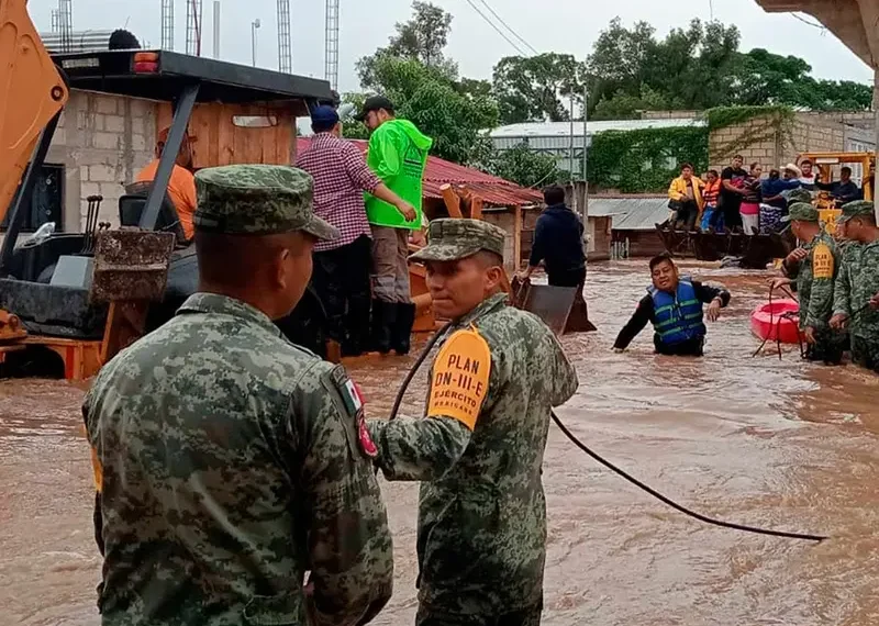 Sedena activa planes DN-III-E y GN-A en 6 entidades por ‘Nadine’