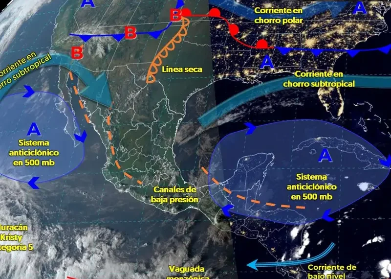 Prevén lluvias y heladas