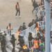 Protestan trabajadores del Poder Judicial en San Lázaro y denuncian represión