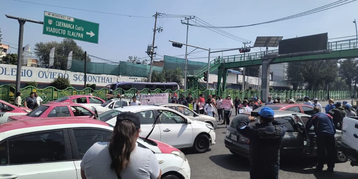 Bloquean La Joya, en Tlalpan, por la desaparición de Joel Martínez