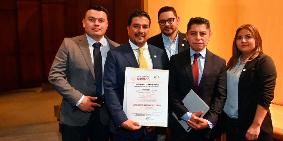 El Centro de la Columna Vertebral, recibió la Certificación del Consejo de Salubridad General