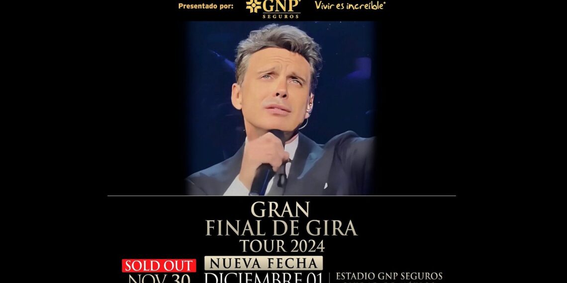 El Sol de México, Luis Miguel, estará una noche más en el impresionante Estadio GNP Seguros