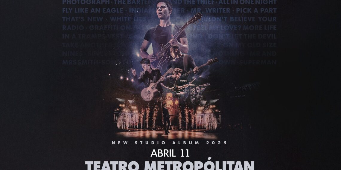 Se aproxima un buen día con la visita de Stereophonics a México y su Spring Tour 2025