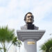 A pesar de que dijo que no, en Veracruz develan busto en honor a López Obrador