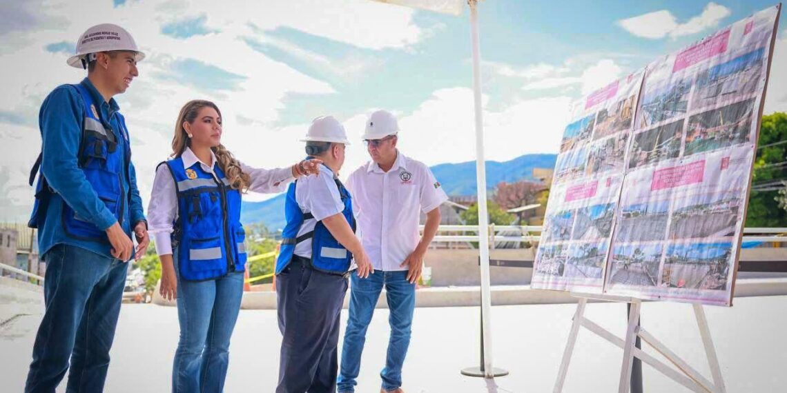 Evelyn Salgado Pineda cumple entrega de obras en Guerrero