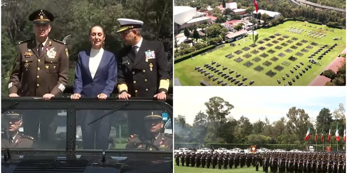 Fuerzas Armadas arropan a Sheinbaum: Un honor servir a una Comandanta Suprema