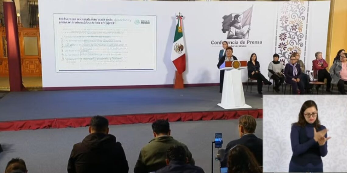 Sheinbaum presenta reformas que enviará al Senado para fortalecer derechos de mujeres