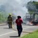 Tabasco: Queman comercios y vehículos en Villahermosa