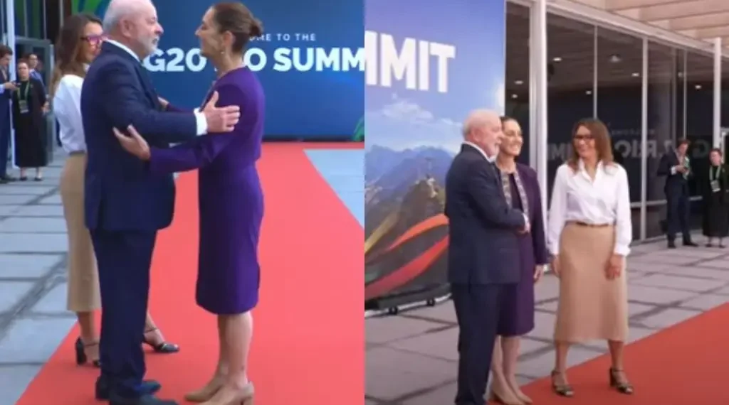 Sheinbaum llega a cumbre del G20 en Brasil; la recibe Lula da Silva