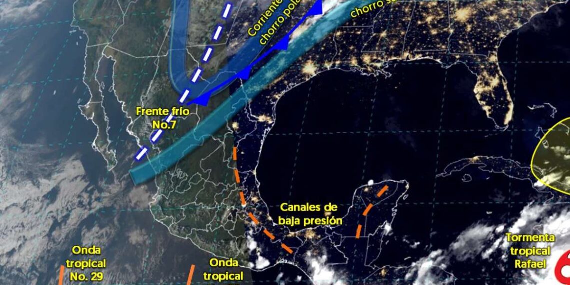 Prevén lluvias fuertes y heladas