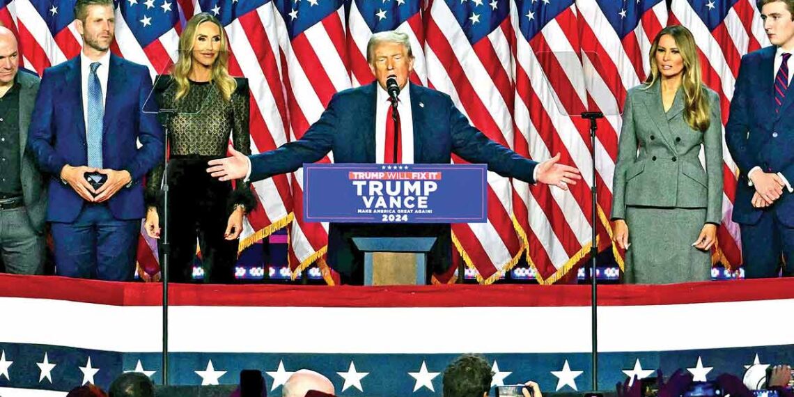 Trump llega a 277 votos electorales y gana comicios en EU