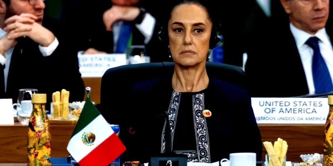 Sheinbaum propone al G20 invertir 1% de gasto militar en reforestación