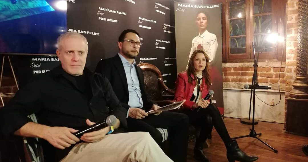 MARÍA SAN FELIPE PRESENTA EL RECITAL “POR SI VOLVIERAS”