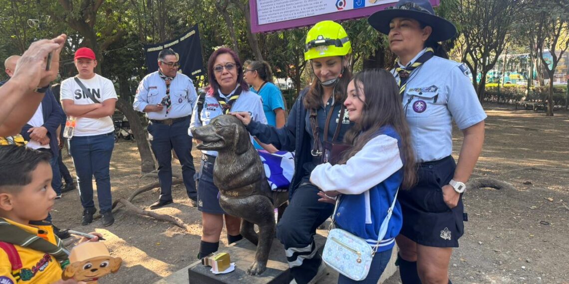 Homenaje a Nalah, heroína de cuatro patas del 19S