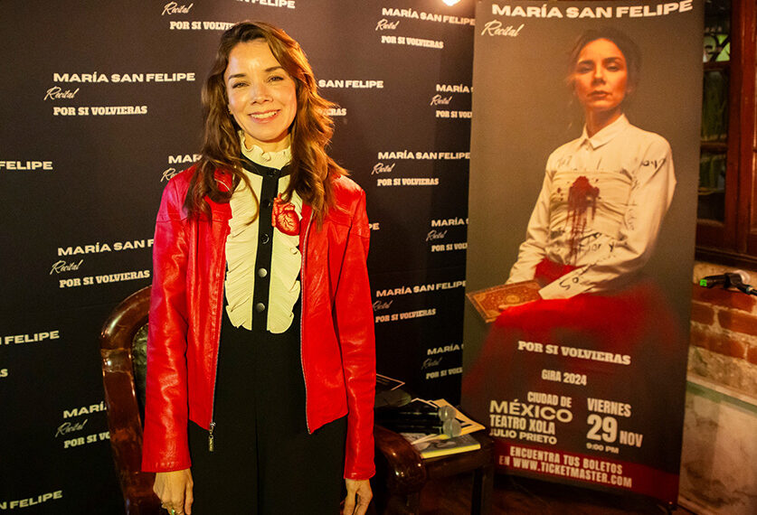 María San Felipe presenta “Por si volvieras” en el Teatro Xola Julio Prieto
