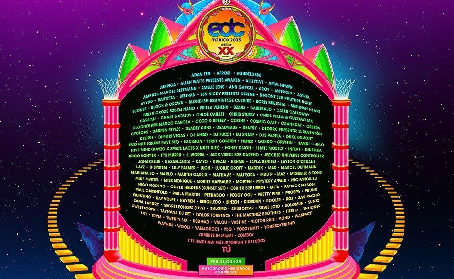 ¡DESCUBRE EL LINEUP QUE HARÁ VIBRAR EL CIELO ELECTRICO EN LA ONCEAVA EDICIÓN DE EDC!
