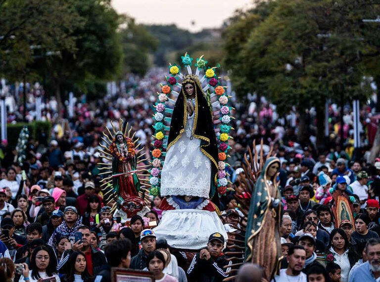 Más de 11 millones de peregrinos han visitado la Basílica de Guadalupe hasta las 6 am de hoy