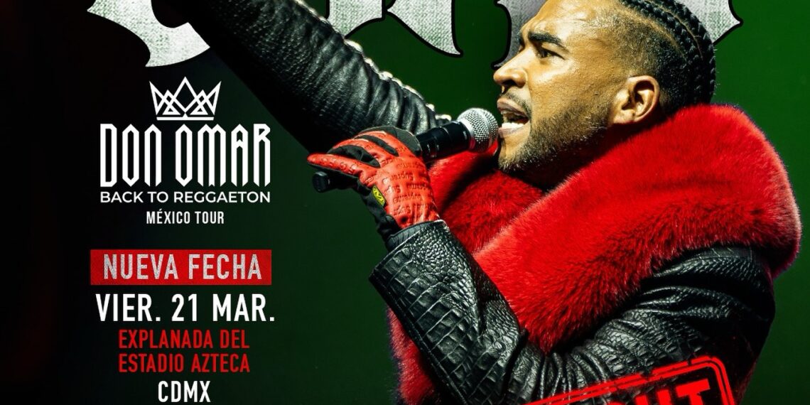 DON OMAR anuncia segunda fecha en la ciudad de México tras SOLD OUT del primer concierto