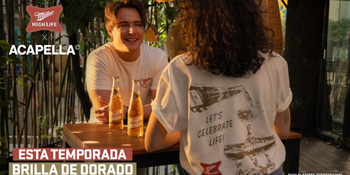 Miller High Life y Acapella lanzan una colección para darle brillo a esta temporada