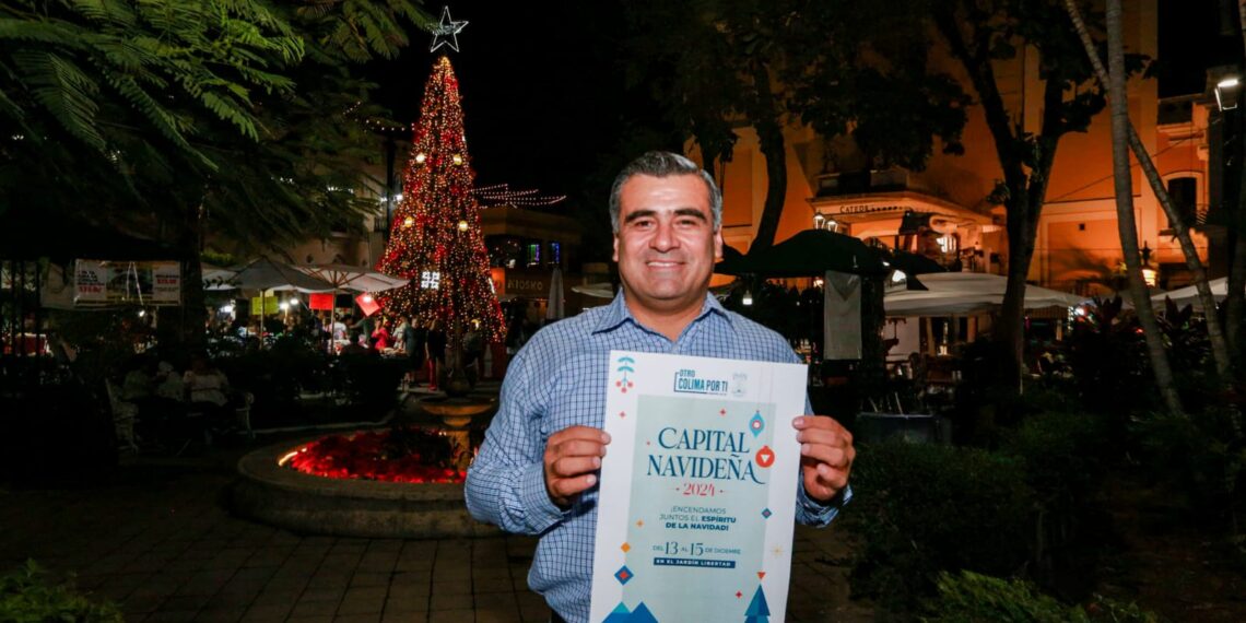 ANUNCIA RIULT RIVERA EL FESTIVAL CAPITAL NAVIDEÑA EN COLIMA