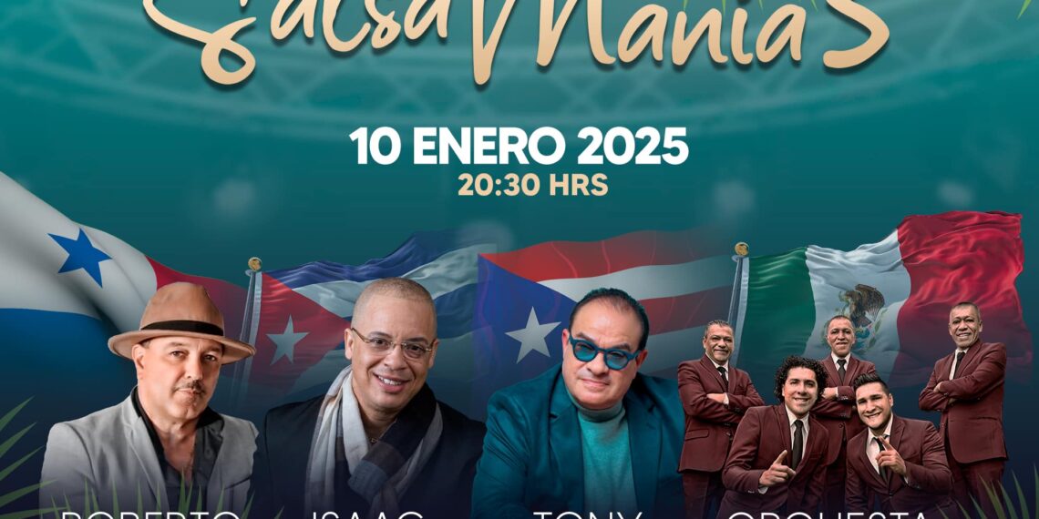 SALSAMANIA 3 llega al auditorio nacional con ROBERTO BLADES, ISAAC DELGADO, TONY VEGA y LA ORQUESTA CONTROVERSIA