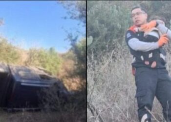 Bebé sobrevive 12 horas en un barranco tras accidente en Guanajuato capital