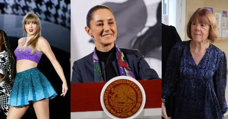 Claudia Sheinbaum y Taylor Swift entre las mujeres más influyentes del año