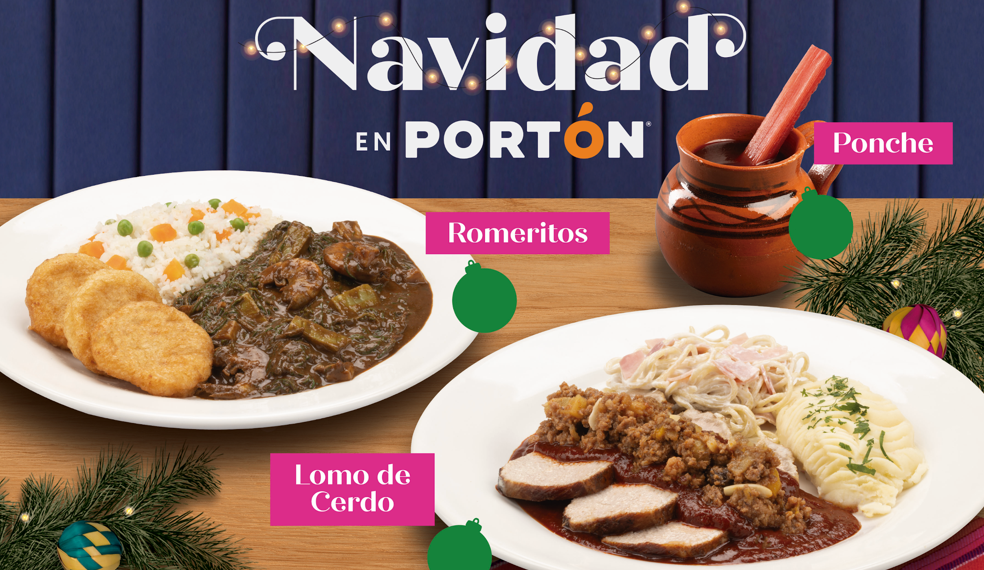 Presenta Portón su menú navideño que rinde homenaje a recetas 100% tradicionales