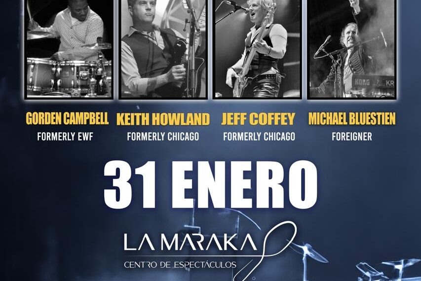THE PLAYERS CON INTEGRANTES DE CHICAGO; EARTH, WIND AND FIRE Y FOREIGNER llegan a méxico para ofrecer show en la MARAKA