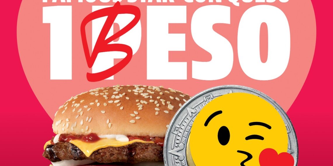 ¡Cupido llega a Carl’s JR.! Con tan sólo un beso recibe una hamburguesa gratis