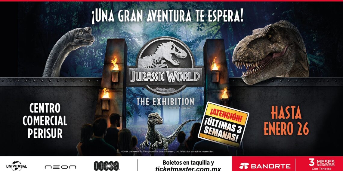 ¡Jurassic World: The Exhibition se despide de México!