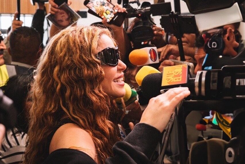 Shakira llegó a México
