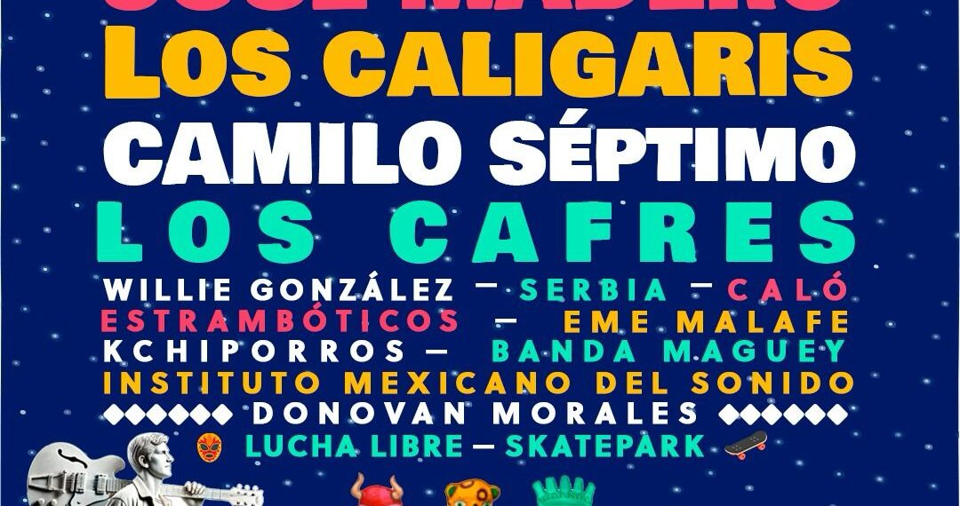 EL CAMINANTE FEST anuncia sus horarios oficiales y se declara listo para emocionar a un país en TEOTIHUACÁN este 01 de marzo de 2025