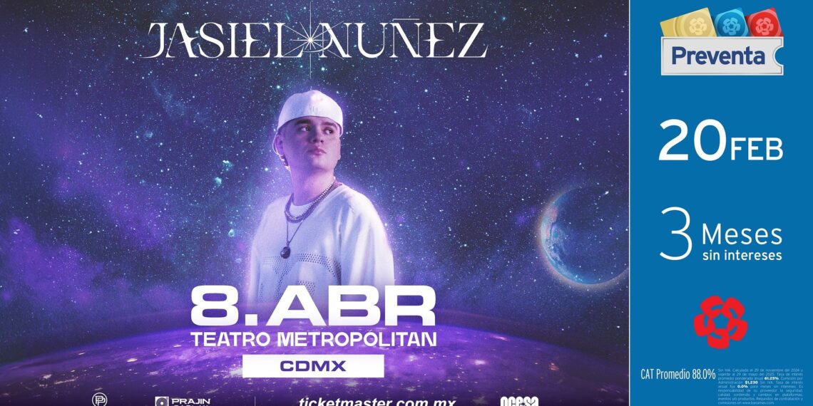 Jasiel Núñez te llevará a vivir La Odisea en sus próximos conciertos