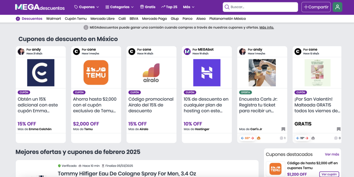 Auge de los cupones de descuento en México: 7 de cada 10 compradores buscan promociones antes de comprar