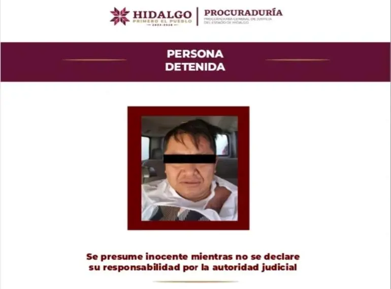 Capturan en Hidalgo a «El H», presunto líder delincuencial y principal generador de violencia en Tula-Tepeji