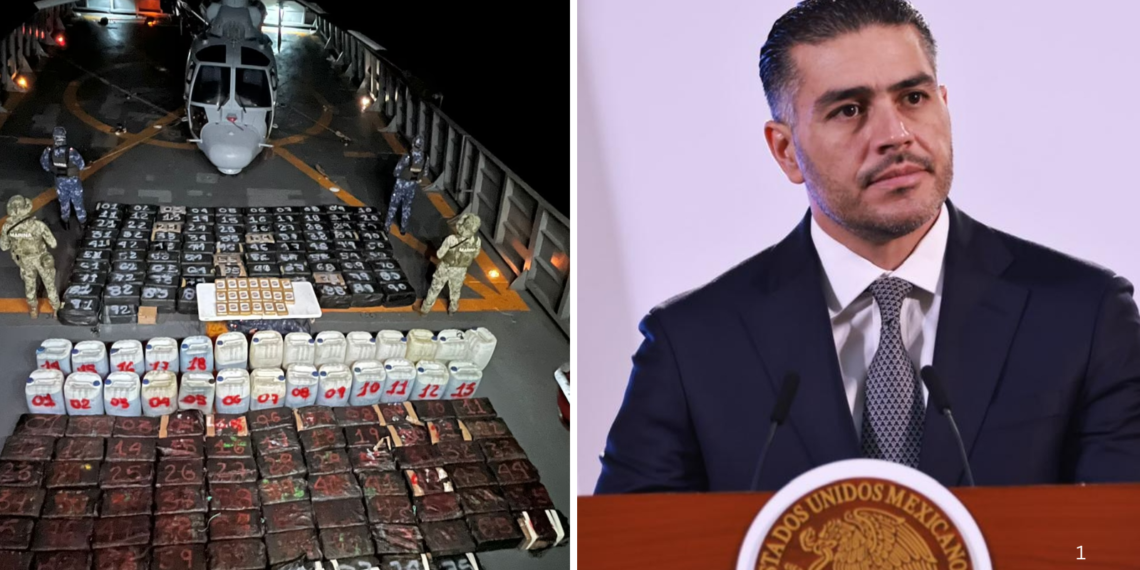 García Harfuch destaca detenciones, incautación de droga y fentanilo en reporte de seguridad