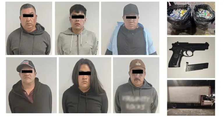 Detienen a seis tras persecución en Coyoacán por robo a farmacia