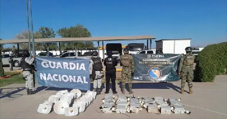 En un mes, la Operación Frontera Norte suma mil 103 detenidos y mil 84 armas aseguradas