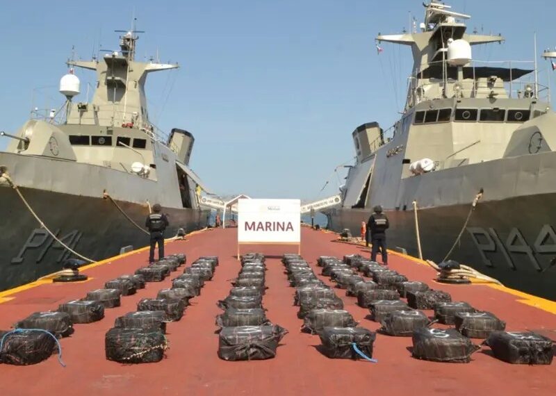 Marina asegura 4.2 toneladas de cocaína en Guerrero
