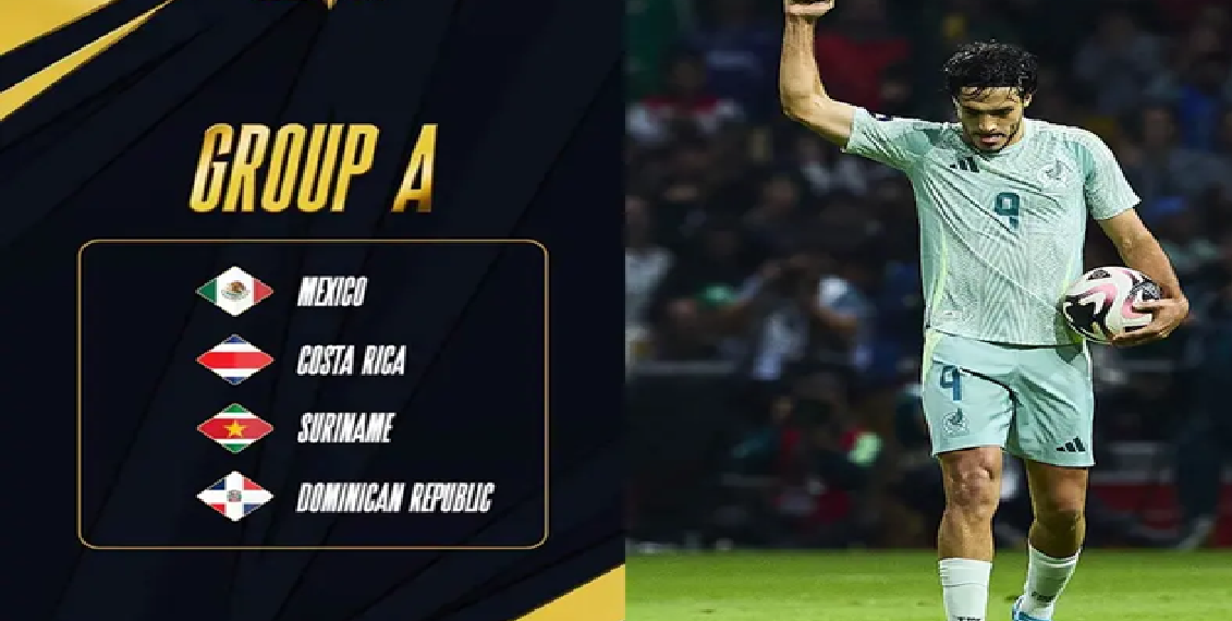 Así quedan los Grupos para la Copa Oro 2025