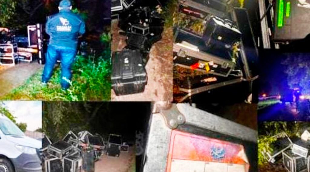 Recuperan equipo que robaron a Los Ángeles Azules en la México-Puebla