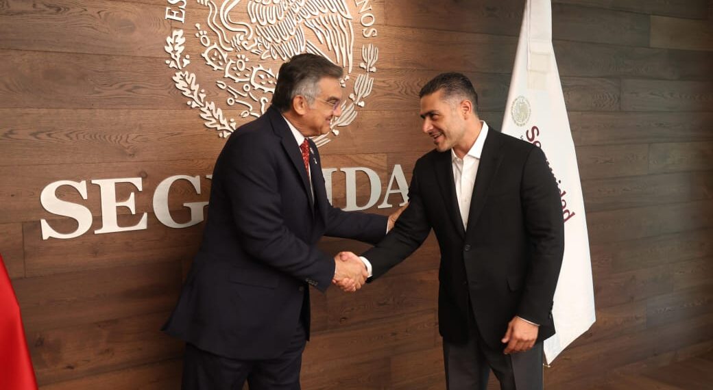 Presenta gobernador avances de seguridad en Tamaulipas a García Harfuch