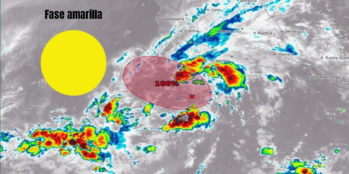 Acapulco activa fase amarilla por desarrollo de ciclón: ¿qué significa?